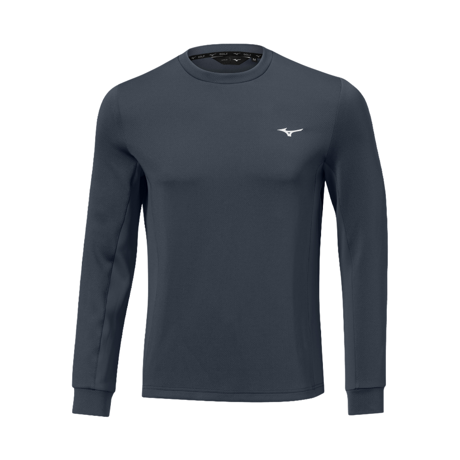 Mizuno G-Style Long Sleeve Crew Neck  2.0 Lava Smoke